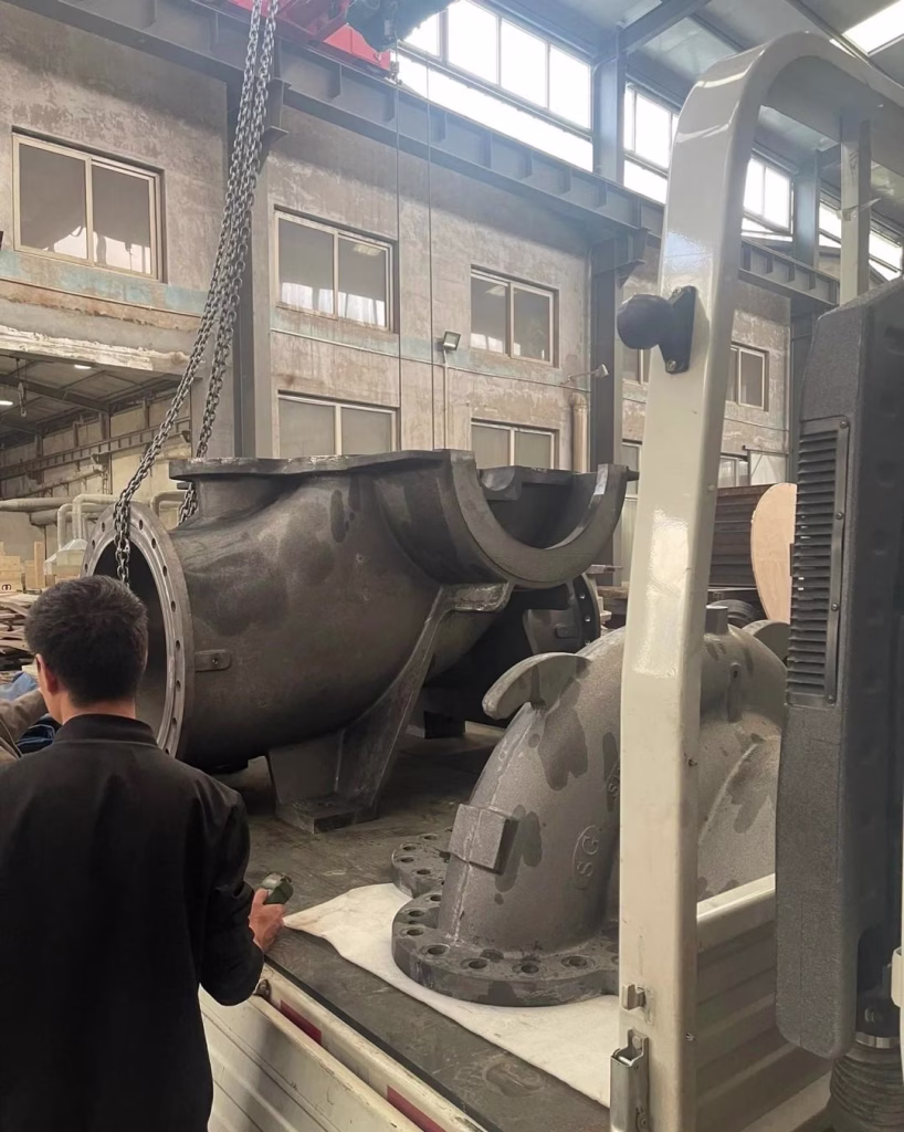 this is a split case pump casing