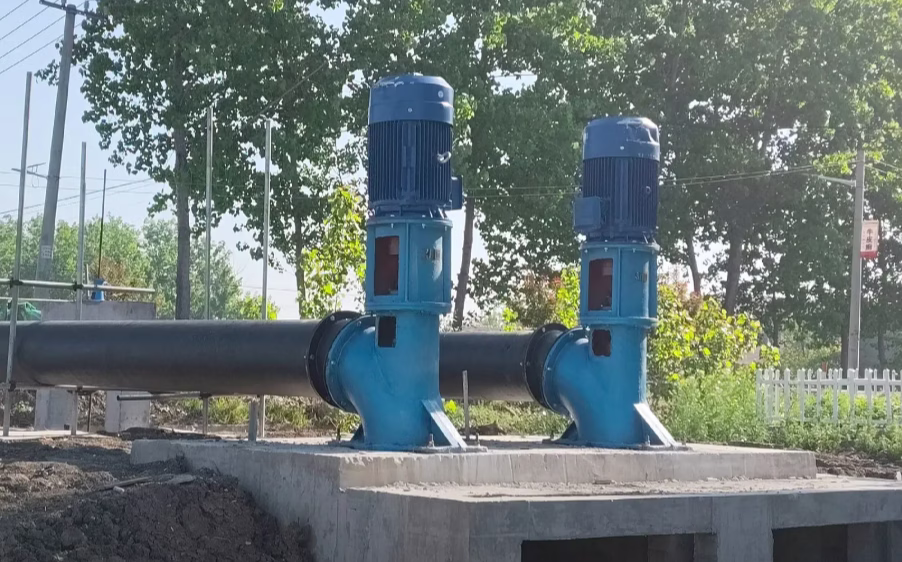 this is a duplex 2205 vertical turbine pump photo