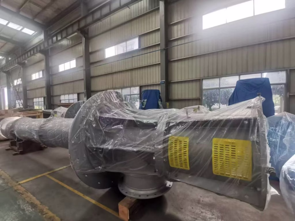 this is a duplex 2205 vertical turbine pump photo