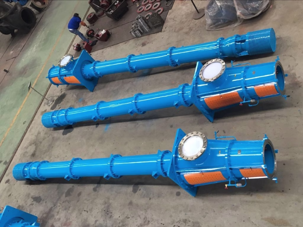 this is a duplex 2205 vertical turbine pump photo