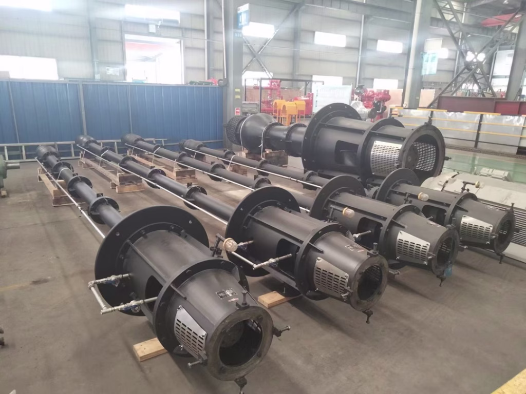 this is a duplex 2205 vertical turbine pump photo