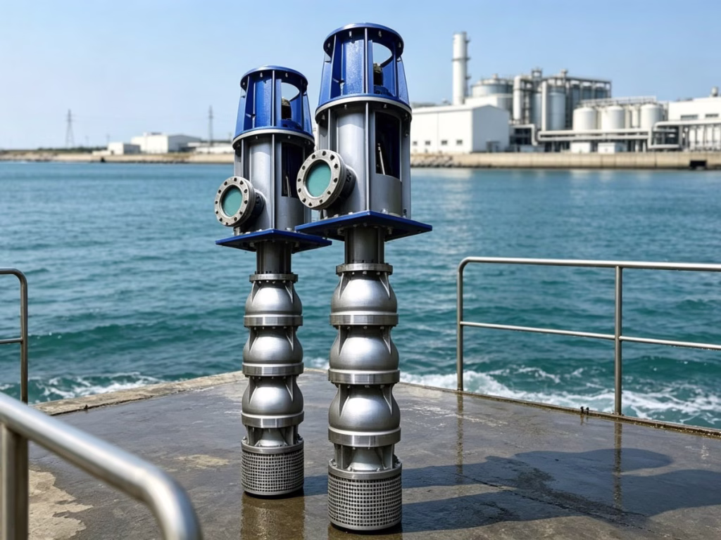 Duplex Stainless Steel Vertical Turbine Pump for Desalination Plant