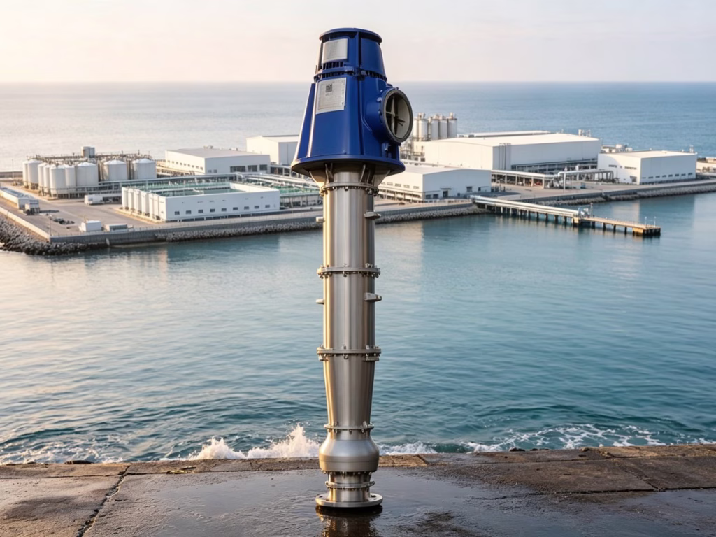 Duplex Stainless Steel Vertical Turbine Pump for Desalination Plant