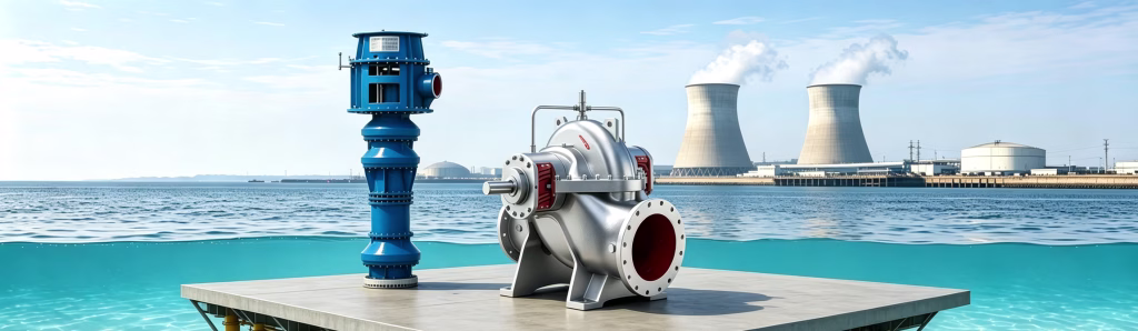 axially split volute casing pump for water pumping station